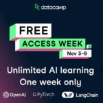 DataCamp Free Access Week 2025: Learn AI, Python, and Data Science for Free