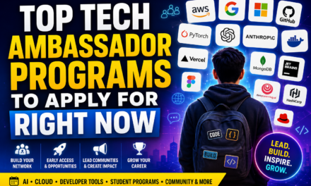 Top Tech Ambassador Programs to Apply for Right Now