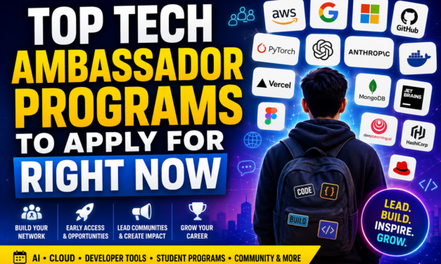 Top Tech Ambassador Programs to Apply for Right Now