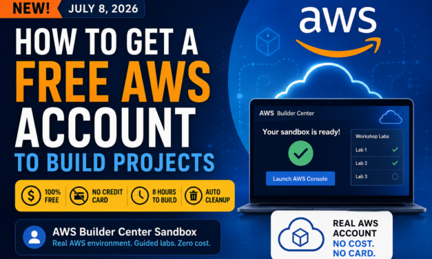 How to Get a Free AWS Account to Build Projects (No Credit Card Required)